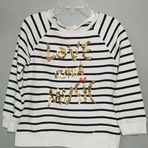 Crazy 8 Long Sleeve Shirt Love and Music Design